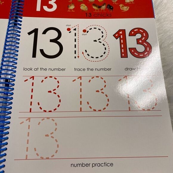 Priddy Learning Early Learning Wipe Clean Workbook with pen included for Ages 3+ - Picture 7 of 7